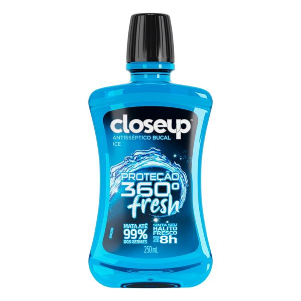 Antisséptico Bucal Closeup Ice com Álcool 250ml