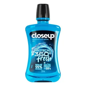 Antisséptico Bucal Closeup Ice com Álcool 250ml