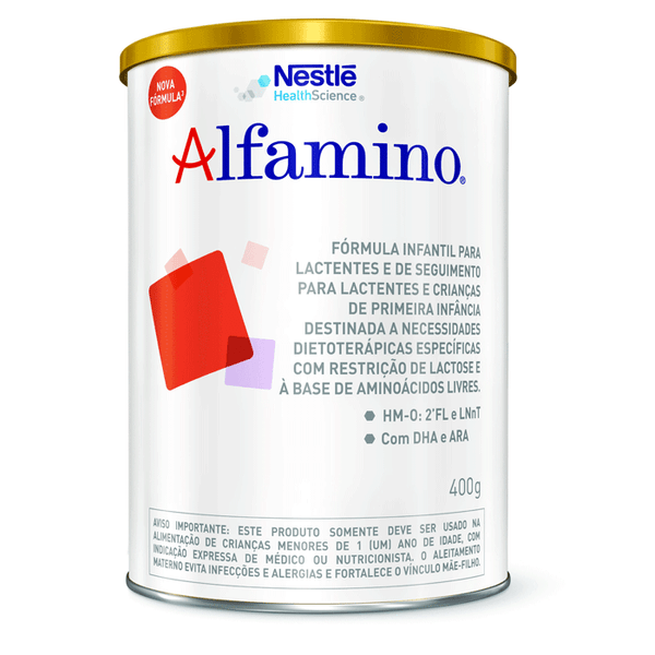Fórmula Infantil Nestlé Alfamino Lata 400g