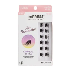 Cílios Postiços imPRESS Mini REFIL Luxuoso Volume - Kiss New York Luxuoso Volume