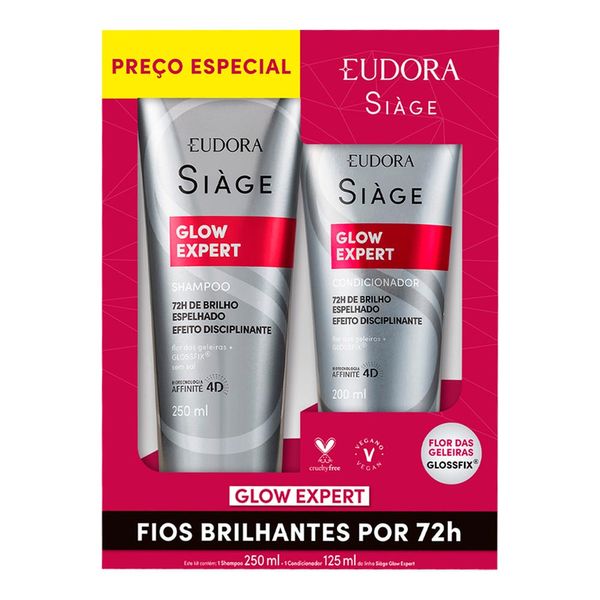 Kit Siàge Glow Expert Shampoo 250ml + Condicionador 125ml