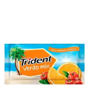 Goma de Mascar Trident Laranja e Acerola 8g