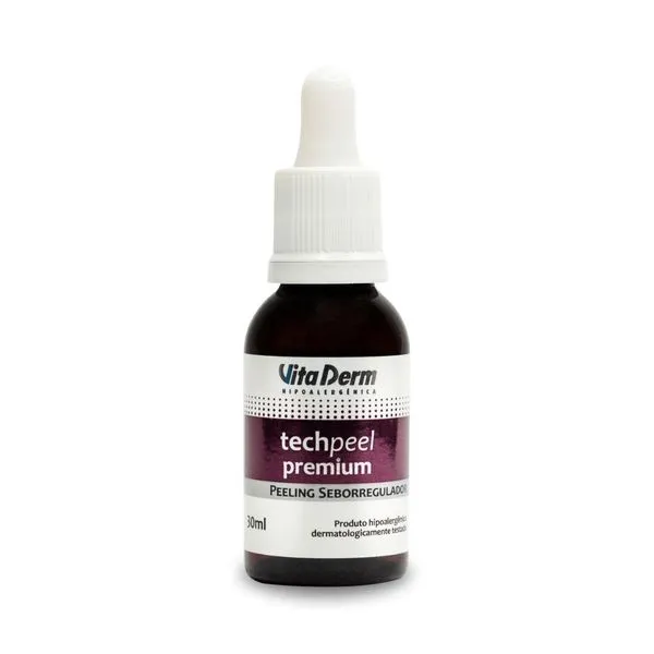 Vita Derm Tech Peel Peeling Seborregulador Sérum Facial 30ml