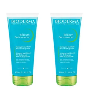 Kit com 2 Unidades de Bioderma Sébium Moussant Gel De Limpeza 100ml