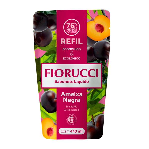 Sabonete Líquido Fiorucci Ameixa Negra 440ml Refil