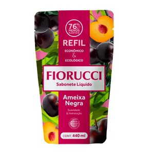 Sabonete Líquido Fiorucci Ameixa Negra 440ml Refil