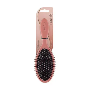 Escova De Cabelo Soft Raquete Oval Lanossi Simples
