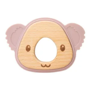 Mordedor Madeira E Silicone Coala Rose - Clingo