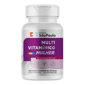 Múltivitamínico Drogaria São Paulo Mulher 30 Cápsulas Gelatinosas