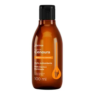 Óleo Corporal De Cenoura Farmax 100ml