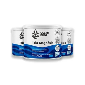 Kit 3 Trio Magnésio 60 Cápsulas Ocean Drop