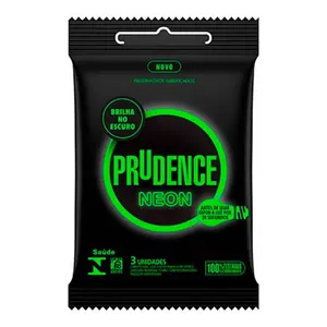 Preservativo Prudence Neon 3 Unidades