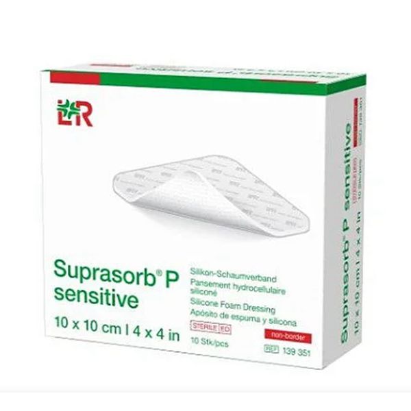 Suprasorb Venosan Sensitive Border Espuma de Silicone com Borda 10 x 10cm Unidade Único Único