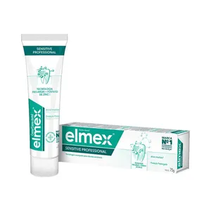 Kit com 2 Unidades de Creme Dental Elmex Sensitive Professional 75g