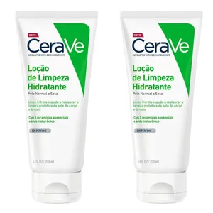 Kit com 2 Unidades de Loção De Limpeza Hidratante Cerave 200Ml