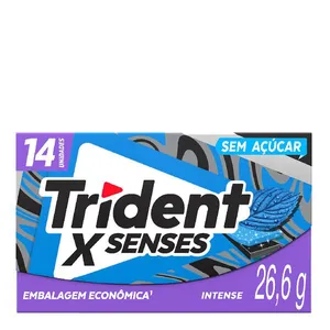 Chiclete Trident XSenses Intense 14 Unidades