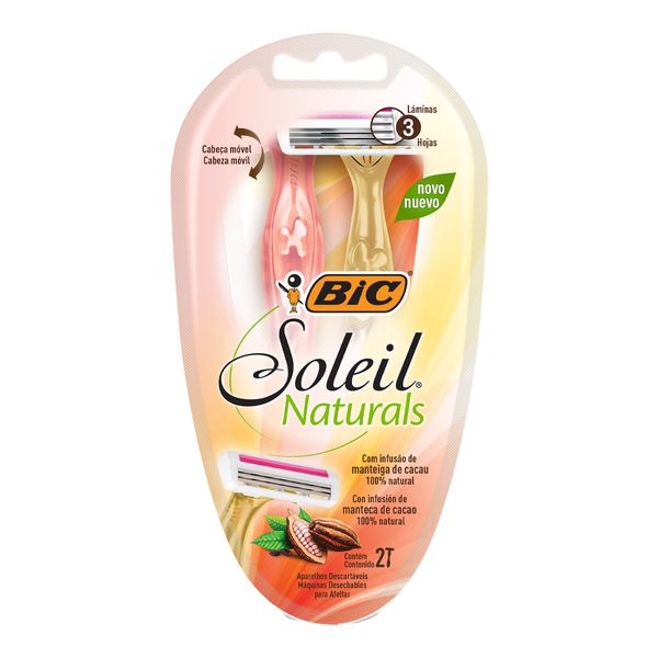 Depilador Bic Soleil Naturals 2 Unidades
