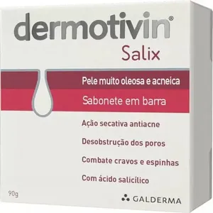 Dermotivin Salix Pele Oleosa Sabonete em Barra 90G
