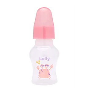 Mini Mamadeira Lolly Kinddy Oceano Rosa 50ml 1 Unidade