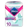Absorvente Libresse Pure Sensitive Ultrafino Noturno com Abas 10 Unidades