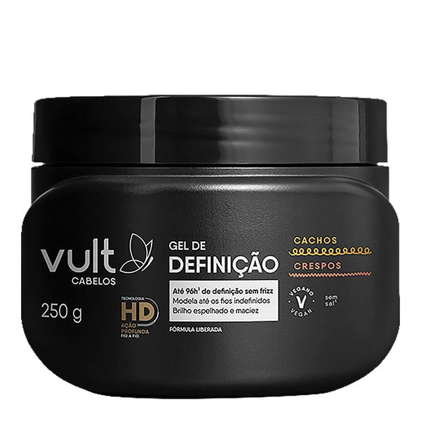 Gel De Definição Vult Cabelos Cachos e Crespos 250g