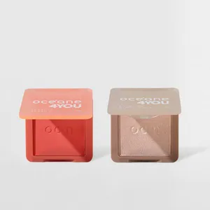 Kit Blush Cremoso Pêssego + Iluminador Facial Rosado 4you