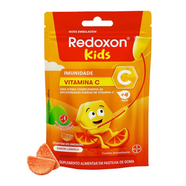 Vitamina C Redoxon Kids Laranja 25 gomas
