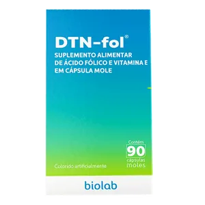 Suplemento Alimentar Dtn-Fol 400mcg/10mg Biolab 90 Cápsulas Moles