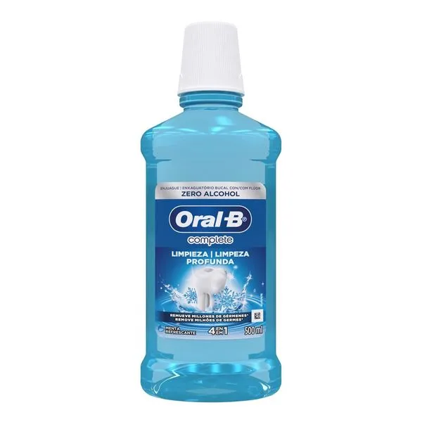 Enxaguante Bucal Oral-B Bucal Complete Menta 500ml