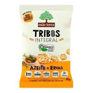 Biscoito Orgânico Tribos Azeite e Ervas Mãe Terra 25g