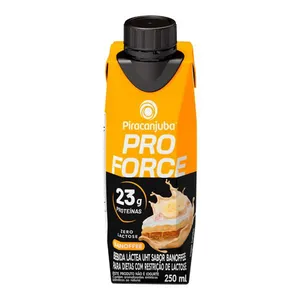 Bebida Proteica Piracanjuba Pro Force Banoffee Zero Lactose 250ml