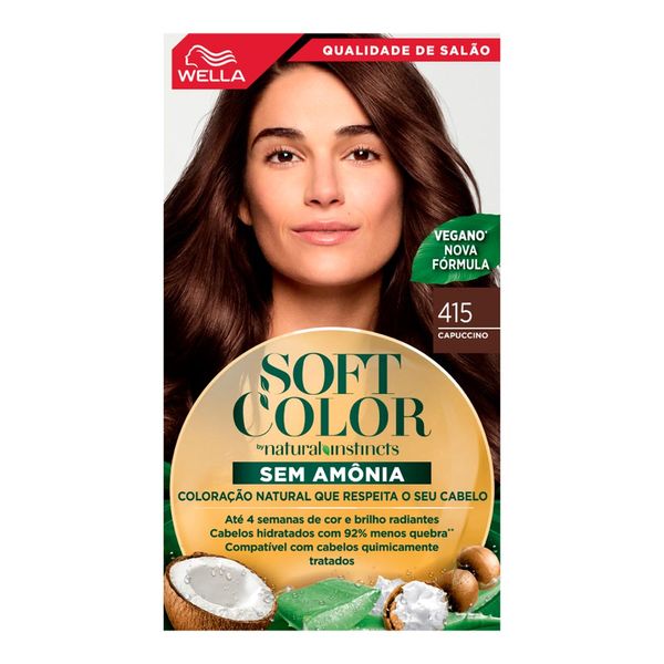 Tonalizante Capilar Wella Soft Color 4.15 Cappuccino
