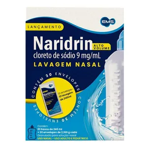 Kit Naridrin Frasco 240ml + Cloreto de Sódio Granulado 30 Envelopes