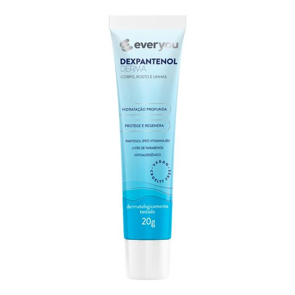 Dexpantenol Derma Ever You Corpo, Rosto e Unhas 20g