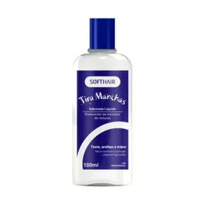 Tira Manchas Soft Hair Líquido P/ Tintura De Cabelo Na Pele