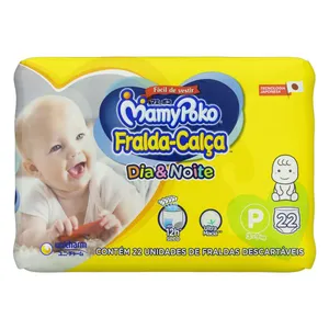 Fralda Calça Mamypoko Dia & Noite P 22 Unidades