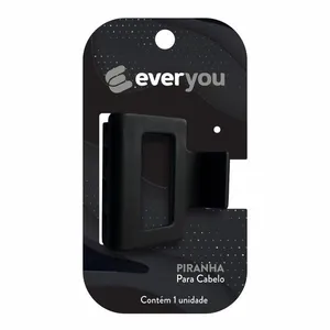 Piranha para Cabelo Ever You Touch Preta 1 Unidade