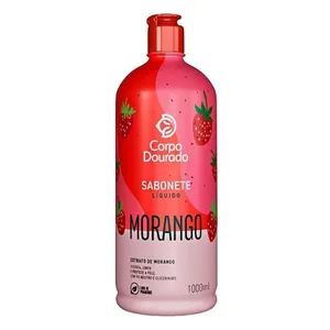 Sabonete Liquido Corpo Dourado 1L Morango