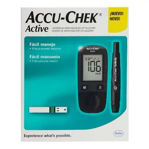 Kit Medidor de Glicose Accu-Chek Active Roche