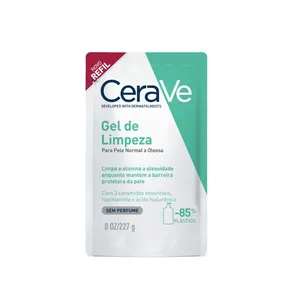 Gel de Limpeza Cerave sem Perfume Refil 227g Sachê