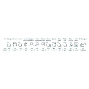Cadeira De Rodas Aluminio Barcelona Praxis Assento 46cm Cadeira De Rodas Barcelona Praxis Assento 46cm Único