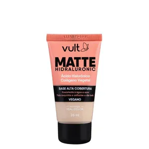 Base Líquida Vult Matte Hidraluronic Cor V120 26 ml