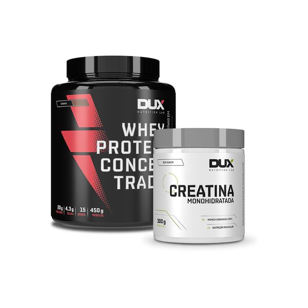 Whey Protein Concentrado Pote 450G Dux Nutrition Butter Cookies - 450G