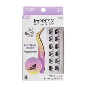 Cílios Postiços imPRESS Mini KIT Irreal Wispy - Kiss New York Irreal Wispy