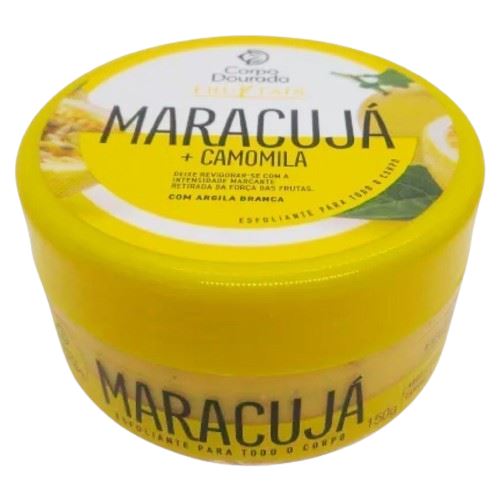 Creme Esfoliante Corpo Dourado Fruktais 150g Maracujá/Camomila