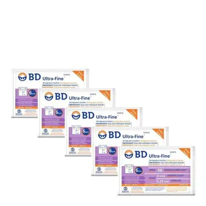 Seringa de Insulina BD Ultra-Fine 30U 6mm 10 Unidades 5 Pacotes