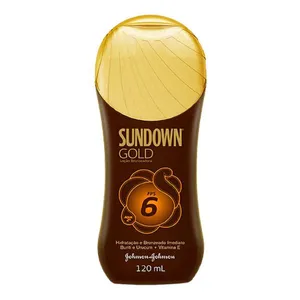 Loção Bronzeadora Sundown Gold FPS 6 120ml