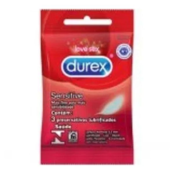 Preservativo Durex Sensitive 3 Unidades