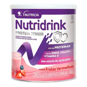 Composto Lácteo Nutridrink Protein Senior Frutas Vermelhas 380g