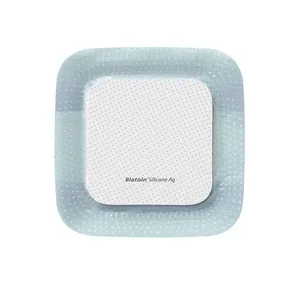 Kit Curativo Biatain Silicone Ag 10x10 - 5 Unidades